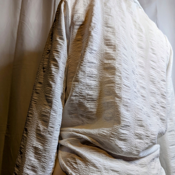 PrettyLittleThing | Women's | Textured Tie Front Shirt | Size 4 - Picture 2 of 12